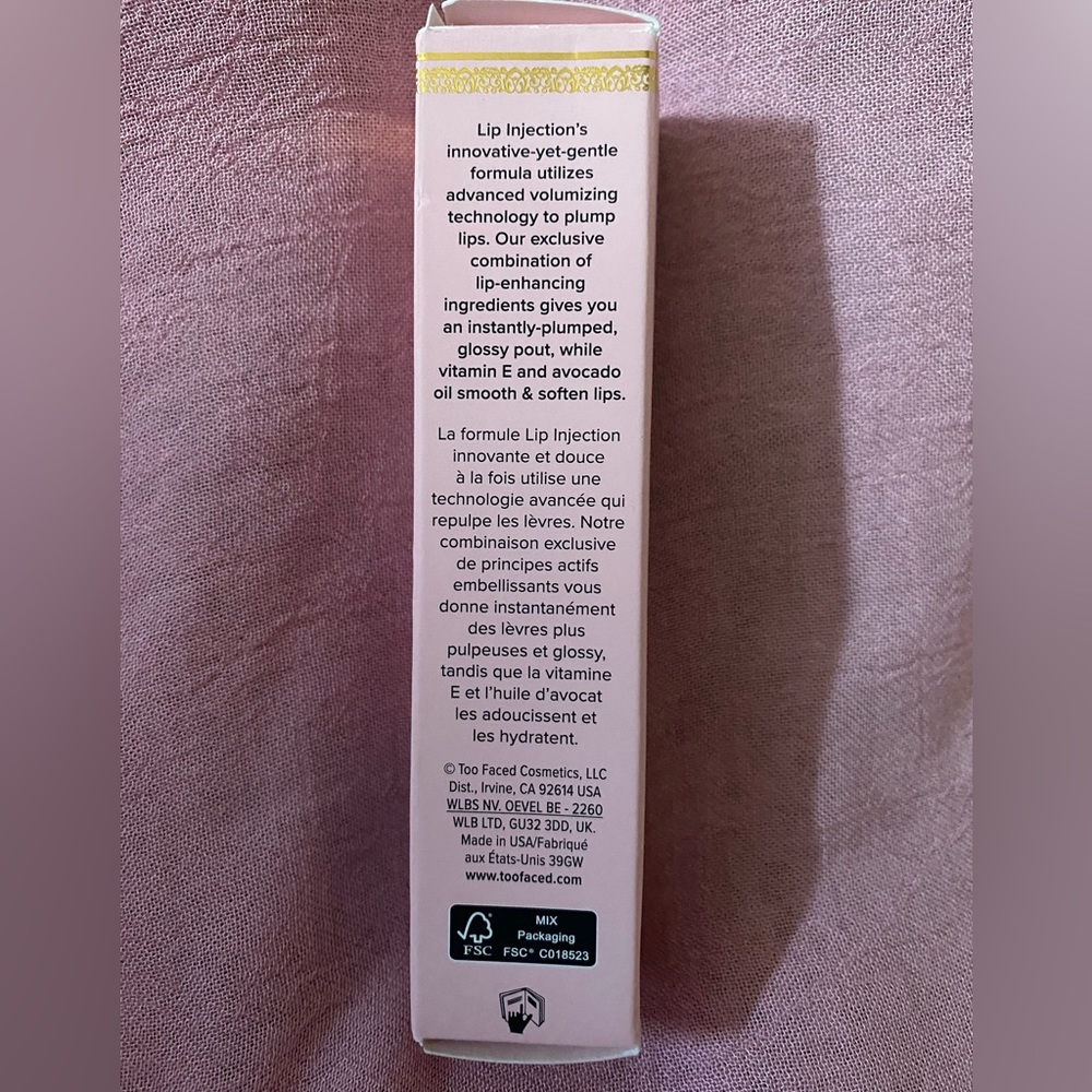 NEW Too Faced Lip Injection Ultimate Lip Plumper Clear Gloss - Picture 7 of 7